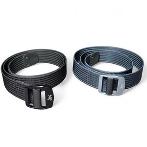 2 Arc’teryx Conveyor Belts Black Blue Nylon Medium Webbing Hiking Heavy Duty